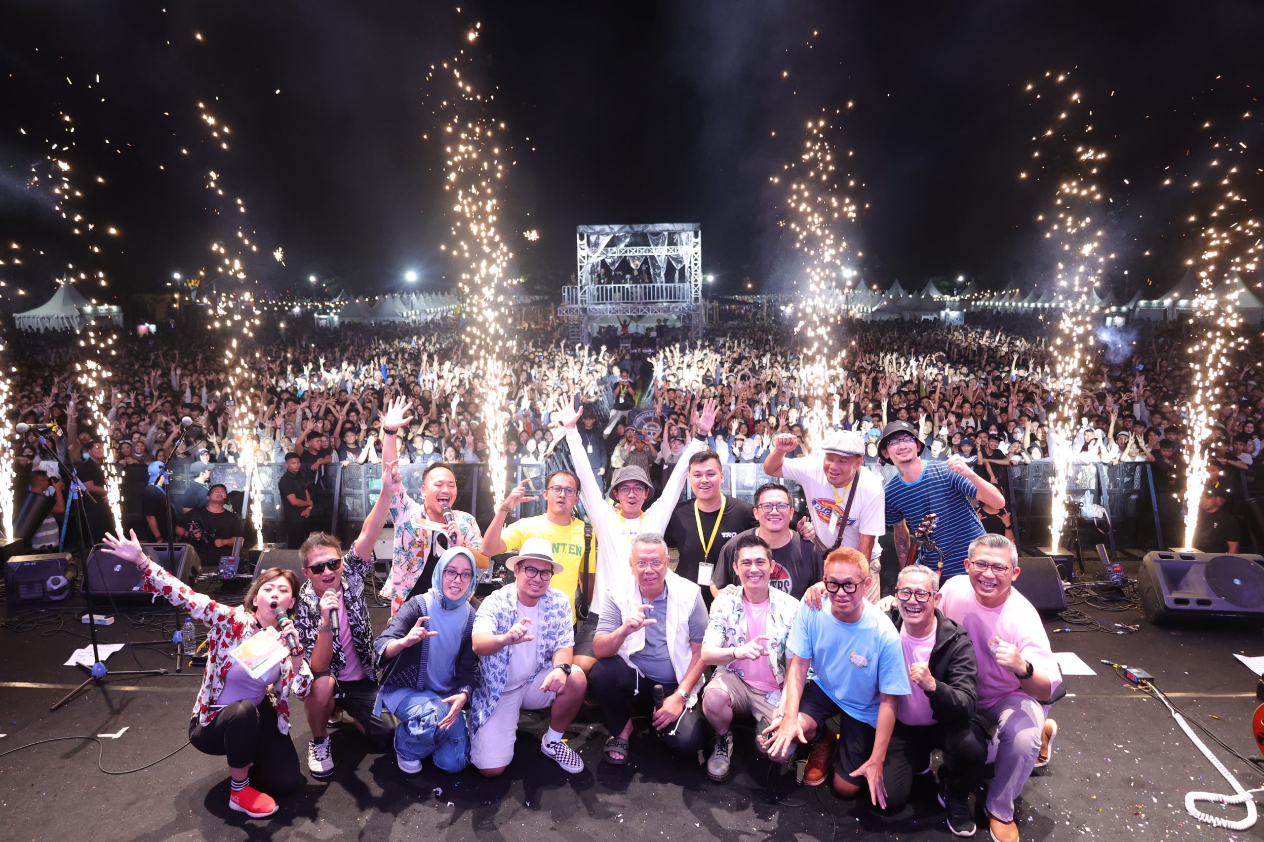 The Changcuters hingga Fourtwnty Sukses Hibur 30 Ribuan Masyarakat di Tangsel Sejiwa Fest 2023