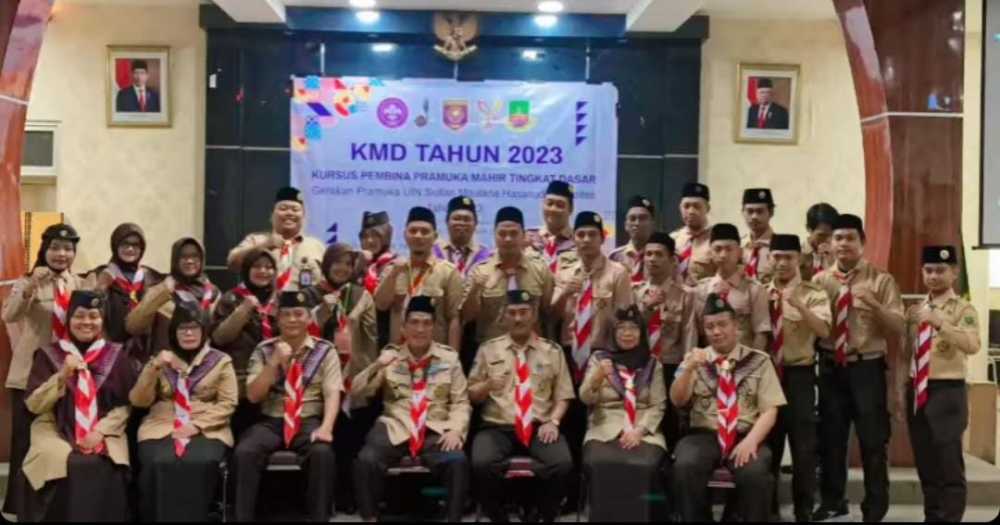 38 Anggota Pramuka se-Indonesia Ikuti Kursus Pembina Pramuka di UIN Serang Banten