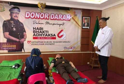 Hari Adhyaksa, Kejari Kota Tangerang Gelar Donor Darah