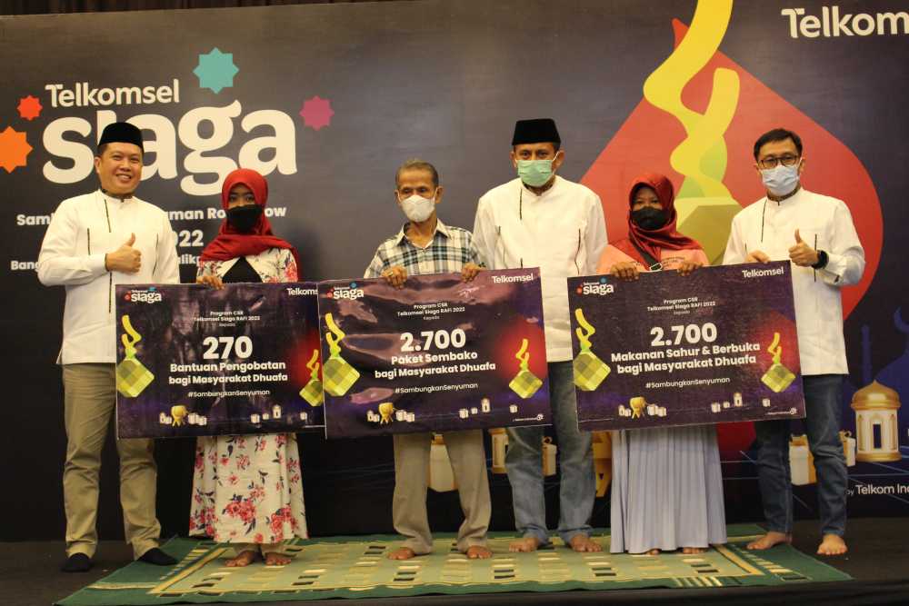 Kota Cilegon ‘Kecipratan’ Berbagi Kebahagiaan Ramadan Telkomsel n