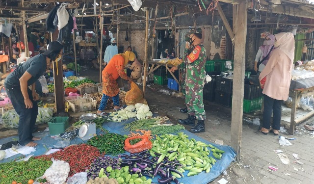 Koramil Woro-woro Pasar, Putus Penyebaran Virus Corona