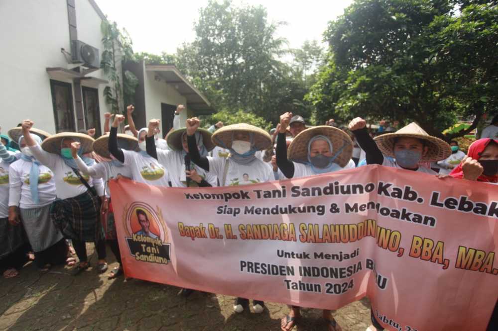 Berhasil Geliatkan Ekonomi di Pandemi, Wanita Tani di Lebak Banten Dukung Sandiaga Uno Menjadi Capres 2024