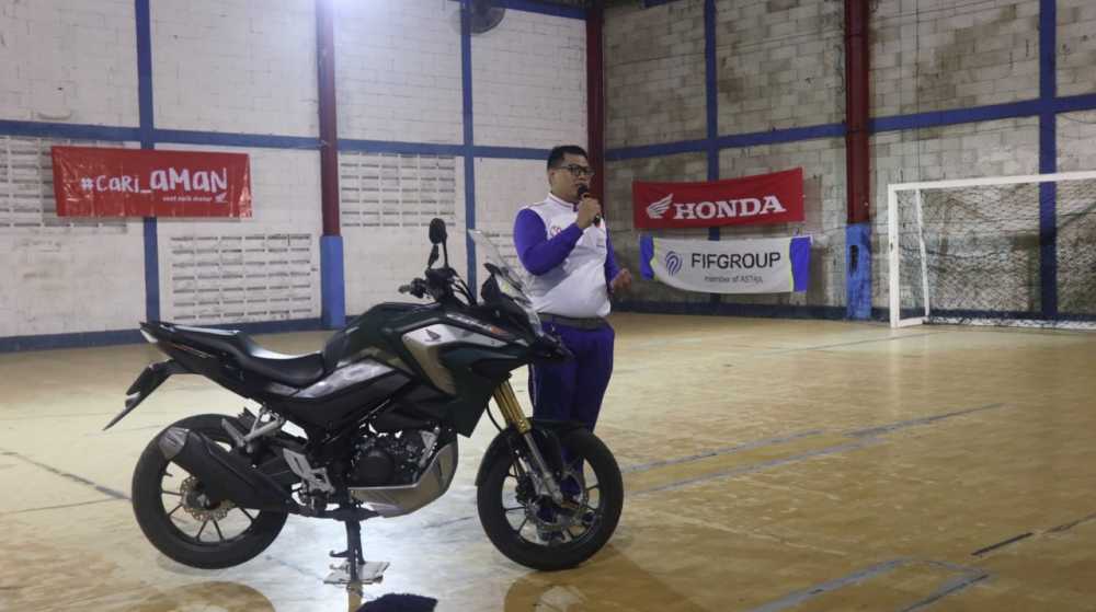 Honda Banten Beri Edukasi Safety Riding bagi Komunitas Motor Honda