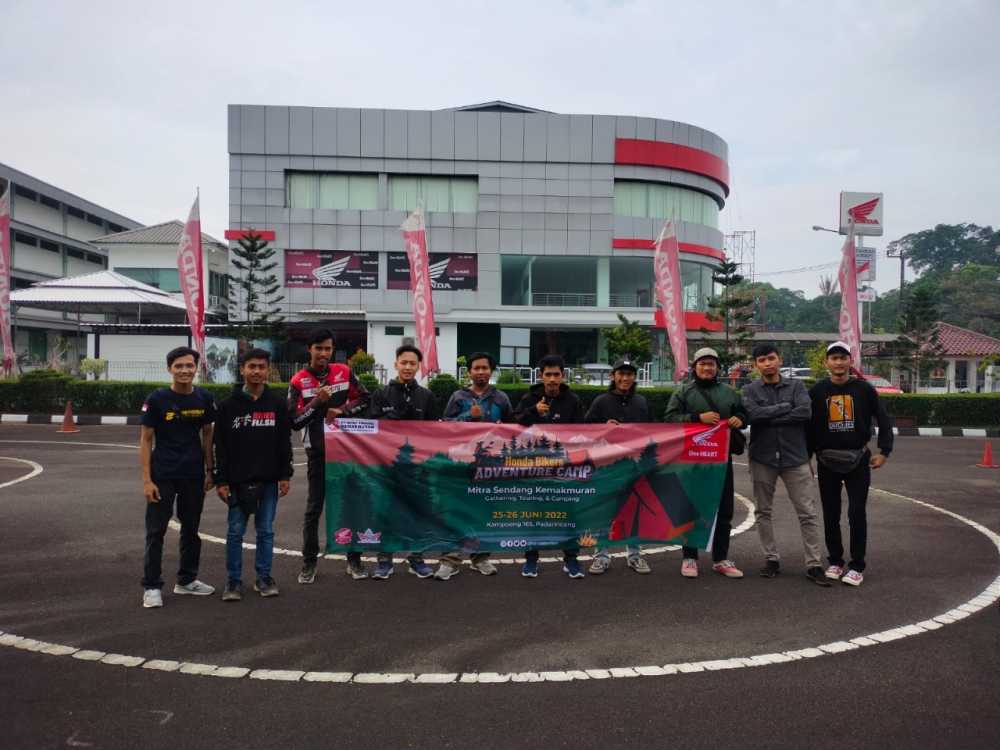 Honda Banten Gelar Adventure Camp Bersama Puluhan Bikers