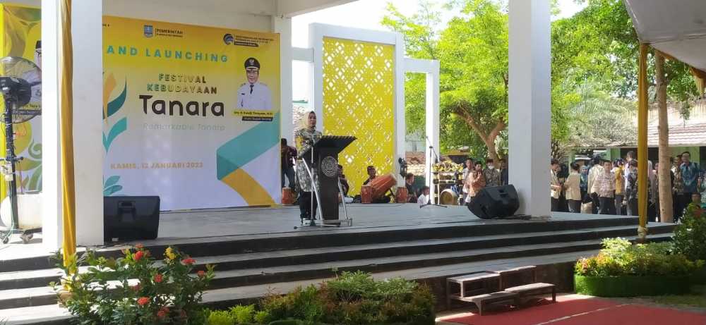 Bupati Serang Ratu Tatu Chasanah Launching Festival Kebudayaan Tanara