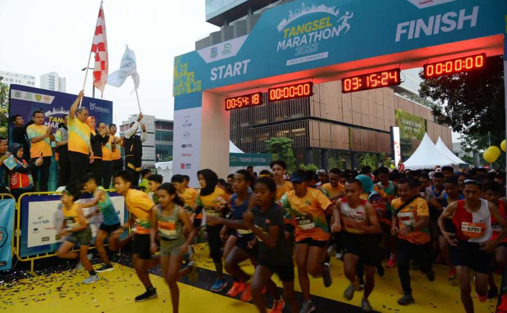 Peringati HAORNAS dan HUT Tangsel, bank bjb Dukung Sport Tourism “Tangsel Marathon 2023”