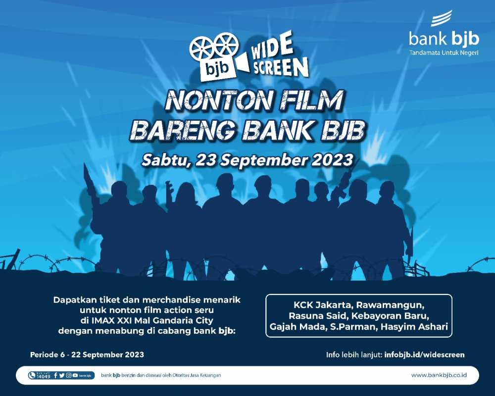 Asik, Nabung di bank bjb Bisa Dapat Tiket Nonton Expendables 4