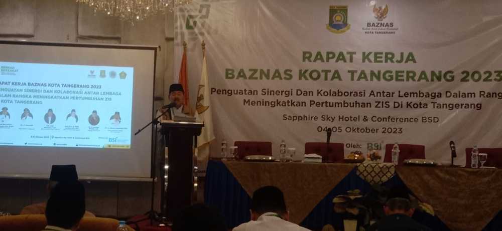 Wakil Walikota Sachrudin Apresiasi Baznas Kota Tangerang, Sudah Berhasil Himpun Dana ZIS Rp14 Miliar