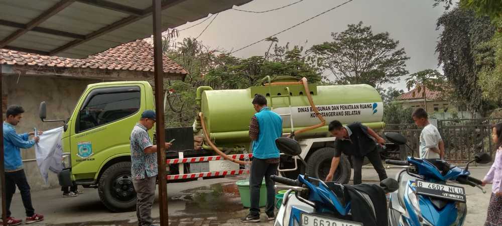 Pemkot Tangerang Selatan Sebar 6 Toren Air di Wilayah Kekurangan Air Bersih