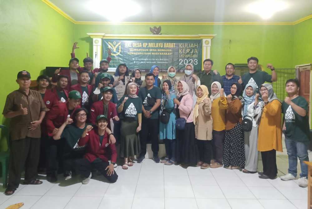 Mahasiswa KKL Universitas Yuppentek Indonesia Lakukan Sosialisasi Pencegahan Stunting di Kampung Melayu Barat