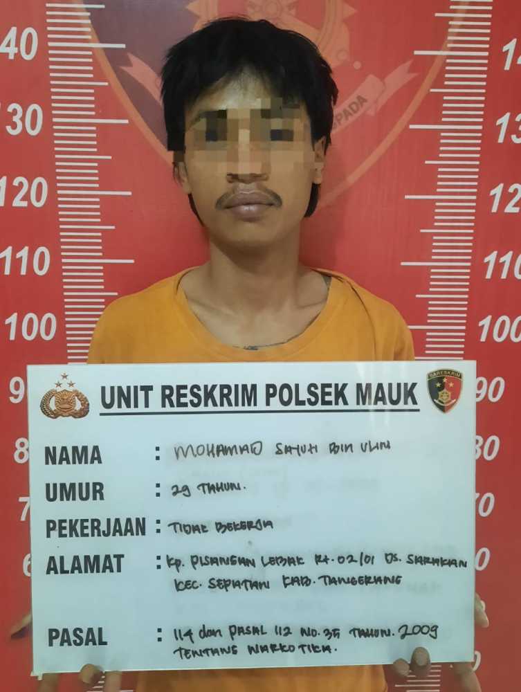 Ada Laporan Warga, Polisi Ringkus Dua Pengedar Sabu di Sepatan