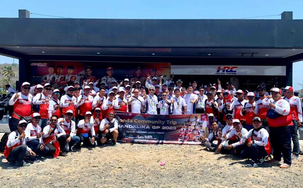 AHJ Ajak 70 Komunitas Honda Nonton MotoGP Mandalika