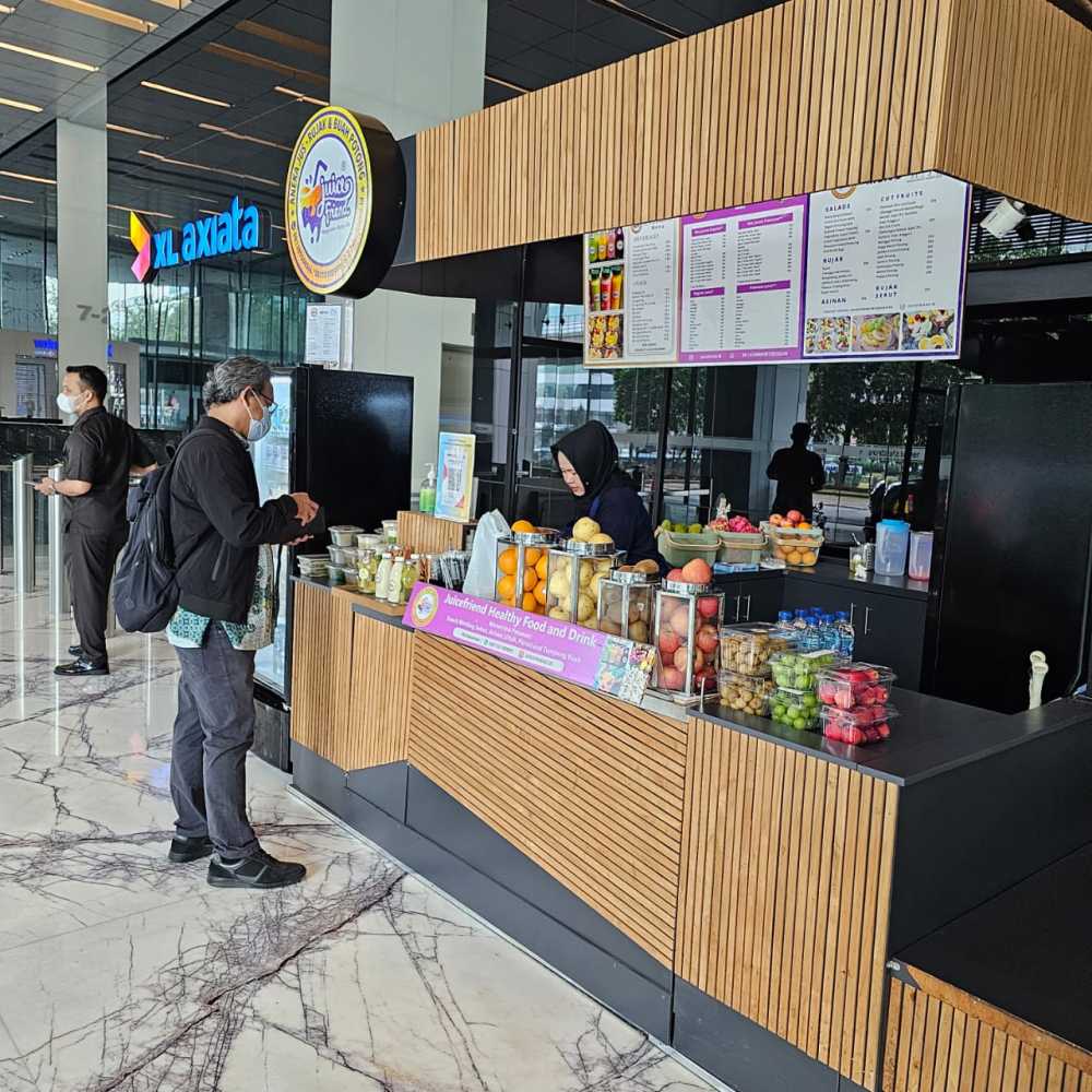 Juicefriend Buka Gerai di Merial Tower RS Pelni dan Kantor XL Axiata Tower Jakarta