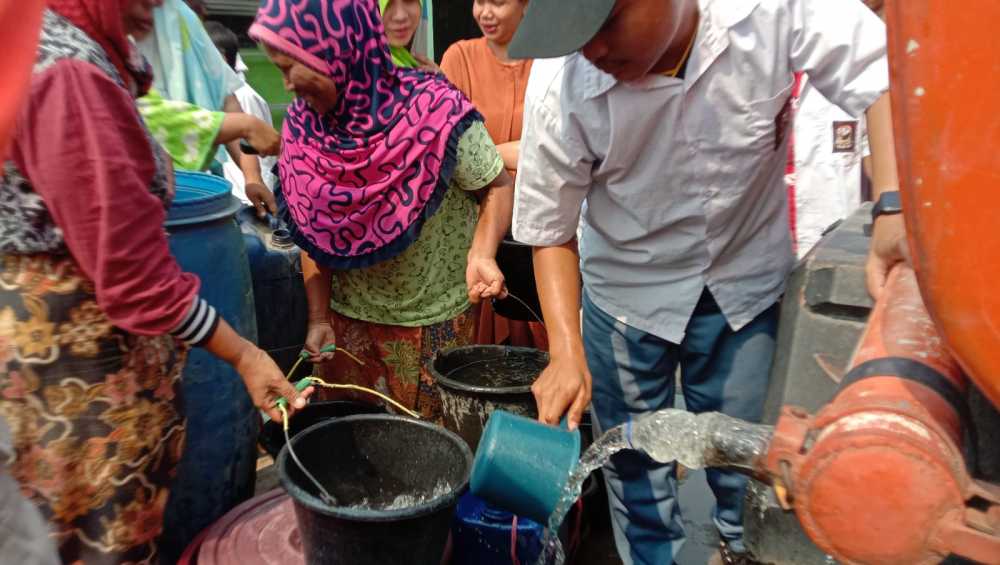 Kekeringan di Serang Meluas, 7.631 Keluarga Kesulitan Air Bersih