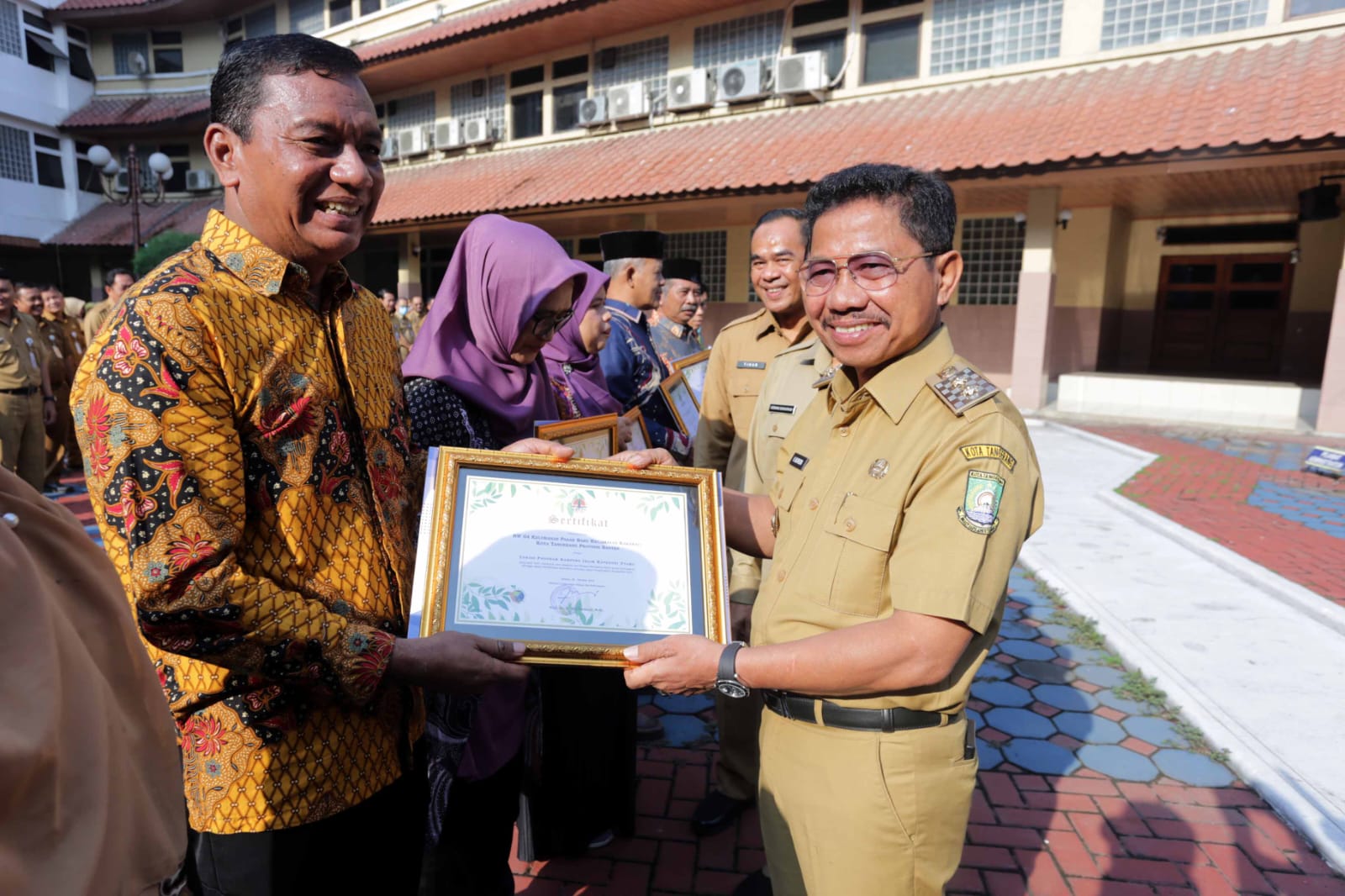 Kampung Talas Binaan Polres Metro Tangerang Kota Raih Penghargaa dari KLHK