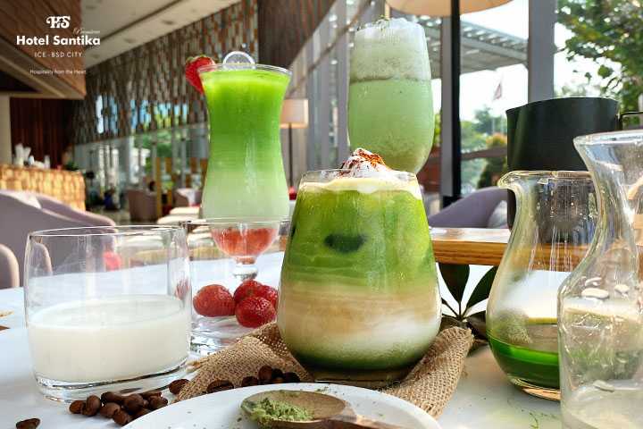 Manjakan Lidah dengan Olahan Minuman Matcha di Hotel Santika Premiere ICE-BSD City