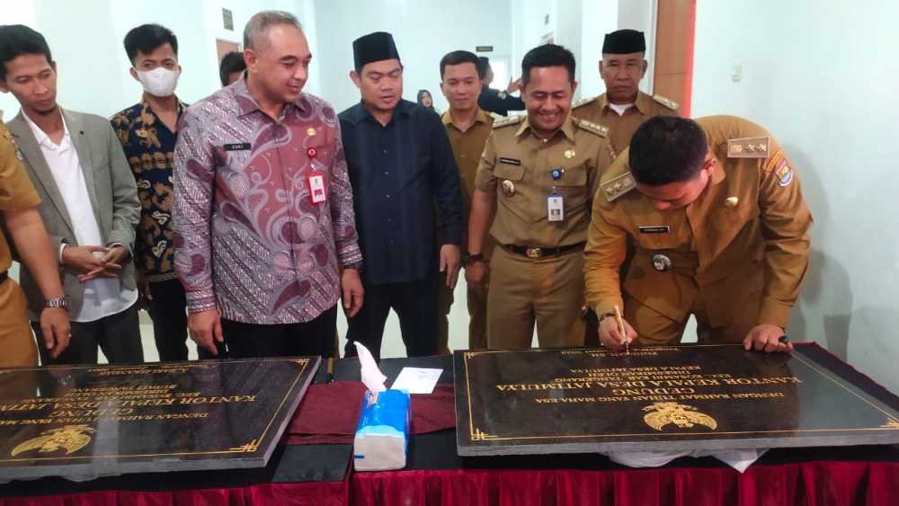 Bupati Minta Kantor Desa Jatimulya Bermanfaat