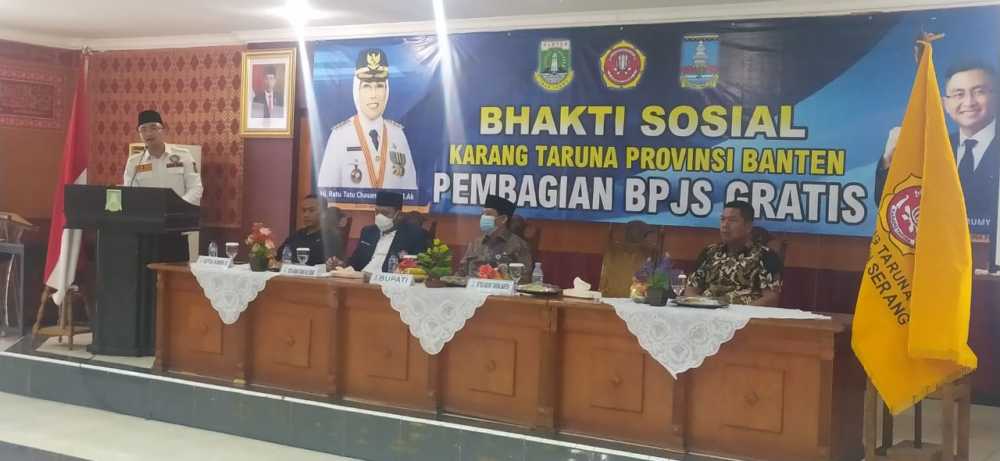 Karang Taruna Banten Bagikan 332 BPJS Kesehatan Gratis